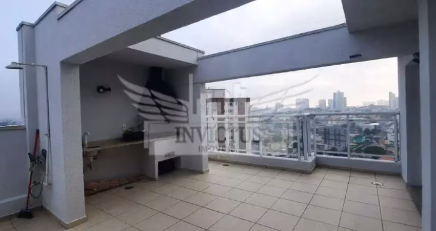 Cobertura com 2 quartos no condomínio naturalle para alugar, 80m² - vila pires, santo andré/sp.