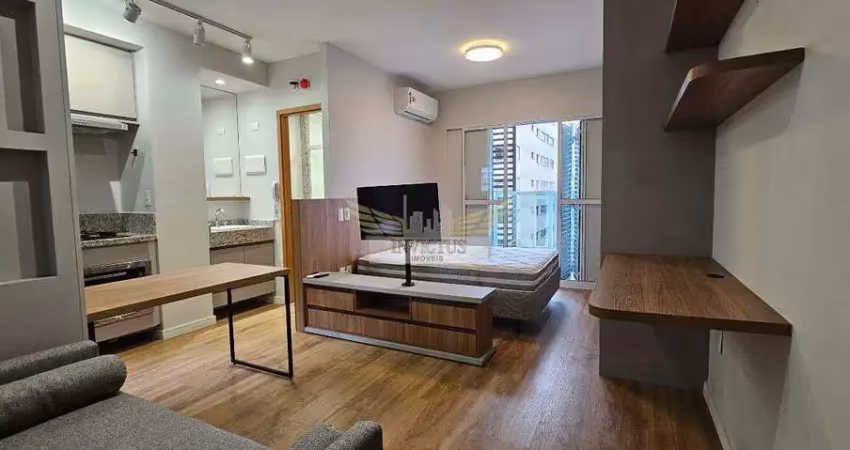 Studio no residencial rei davi para alugar, 30m² - bairro jardim, santo andré/sp.