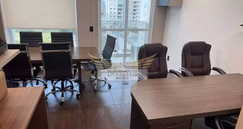 Sala comercial no edifício park business para comprar, 32m² - bairro jardim, santo andré/sp.