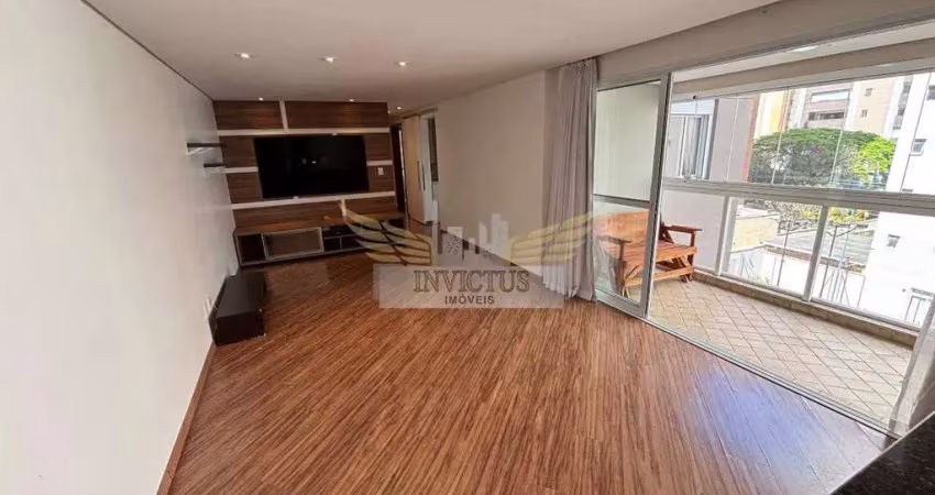 Apartamento com 3 suítes no condomínio giardino para alugar, 122m² - bairro jardim, santo andré/sp.