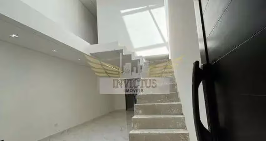 Sobrado novo com 3 suítes para comprar, 203m² - jardim bela vista, santo andré/sp.