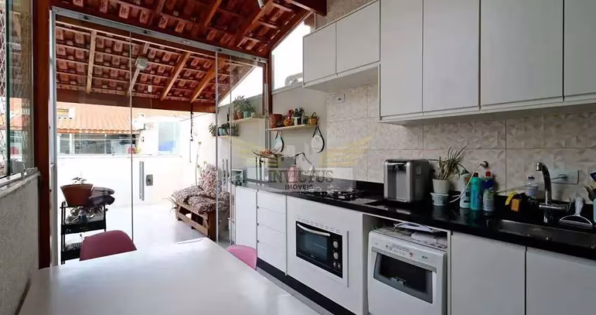 Cobertura sem condomínio com 2 quartos para alugar, 110m² - santa terezinha, santo andré/sp.