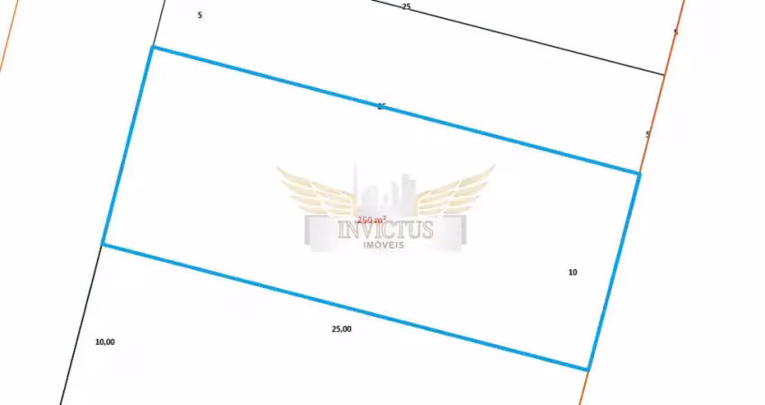Terreno residencial/comercial para comprar, 250m² - vila alzira, santo andré/sp.