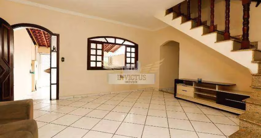 Sobrado com 3 quartos para alugar, 157m² - vila camilópolis, santo andré/sp.