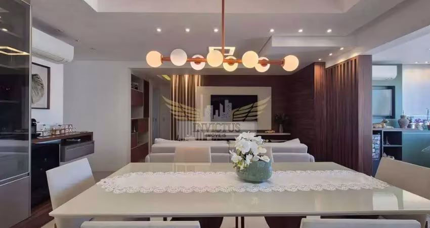 Apartamento com 2 suítes no condomínio le quartier para comprar, 123m² - vila assunção, santo andré/sp.