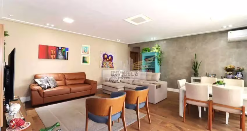 Apartamento com 4 quartos no condomínio vértice para comprar, 181m² - campestre, santo andré/sp.