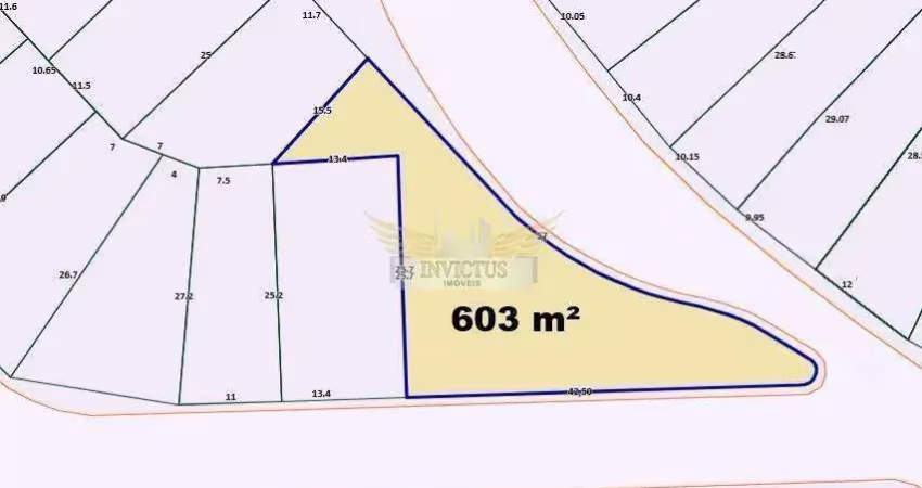 Terreno de esquina com duas frentes para comprar, 603m² - vila guiomar, santo andré/sp.