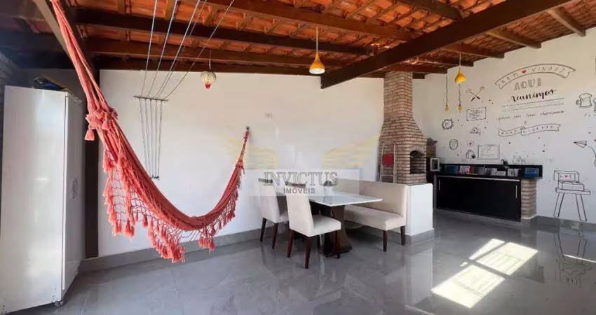 Cobertura sem condomínio com 2 quartos para alugar, 110m² - vila scarpelli, santo andré/sp.