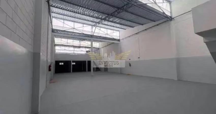 Galpão industrial de alto padrão para alugar, 613m² - conceição, diadema/sp.