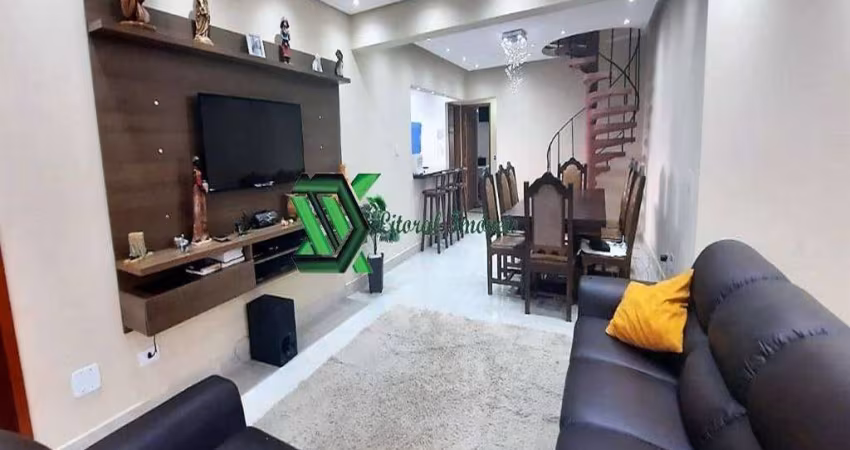 Cobertura com 3 quartos à venda no Jardim Três Marias, Guarujá 