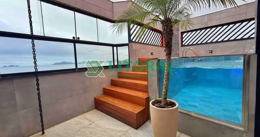 Linda cobertura, com vista panorâmica do mar!