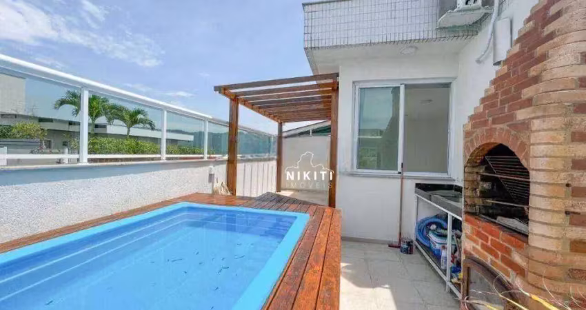 Cobertura com 2 dormitórios, 118 m² - venda por R$ 1.600.000,00 ou aluguel por R$ 6.640,55/mês - Piratininga - Niterói/RJ