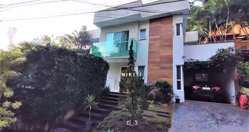 Casa com 3 dormitórios para alugar, 220 m² por r$ 8.827,08/mês - itaipu - niterói/rj