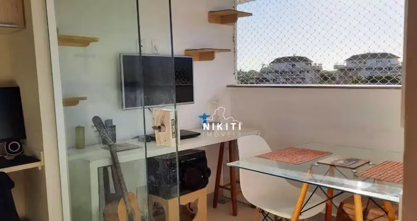 Flat com 1 dormitório à venda, 32 m² por r$ 450.000,00 - itaipu - niterói/rj