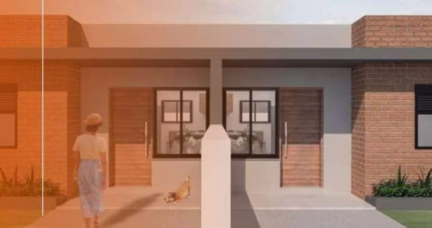 CASA GEMINADA EM CONSTRUÇÃO NA ALDEIA DA LAGOA