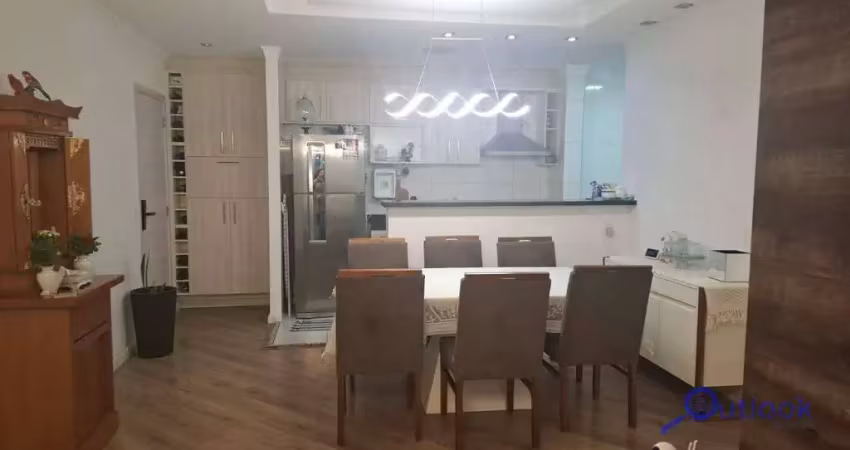 Apartamento com 3 dormitórios para alugar, 81 m² por r$ 4.006/mês - centro - diadema/sp