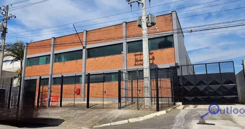 Galpão para alugar, 1812 m² por r$ 47.575,00/mês - casa grande - diadema/sp