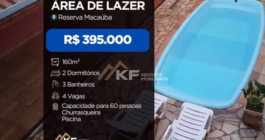 Casa com 2 quartos à venda na Reserva Macaúba, Ribeirão Preto 