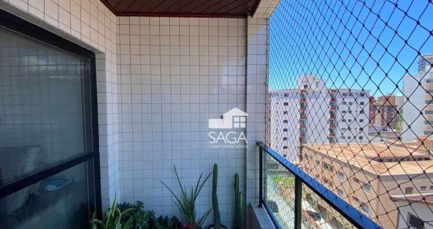 Apartamento com 2 dormitórios à venda, 81 m² por r$ 490.000,00 - vila guilhermina - praia grande/sp