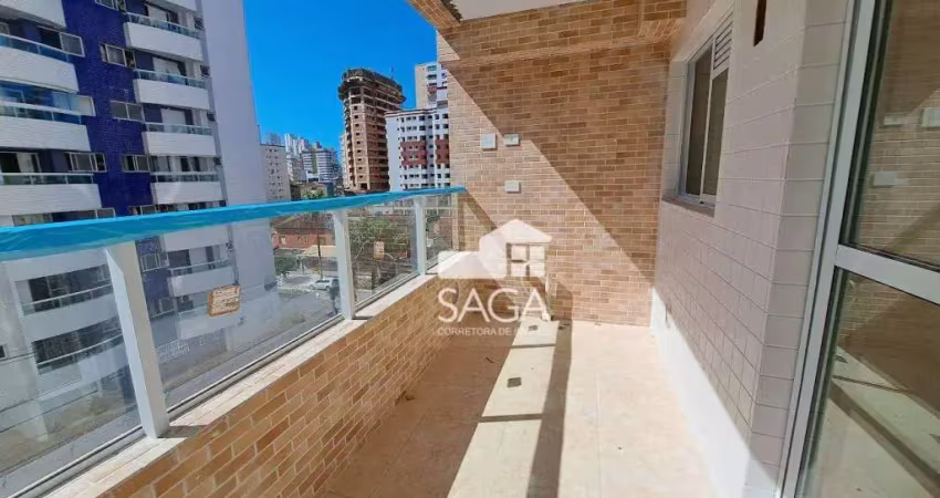 Apartamento com 2 dormitórios à venda, 57 m² por r$ 454.800,00 - vila guilhermina - praia grande/sp