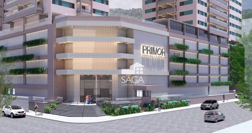 Apartamento com 2 dormitórios à venda, 85 m² por R$ 838.641,83 - Canto do Forte - Praia Grande/SP