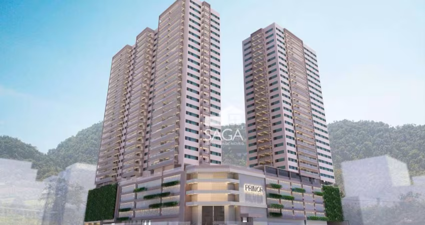 Apartamento com 2 dormitórios à venda, 93 m² por R$ 895.072,94 - Canto do Forte - Praia Grande/SP