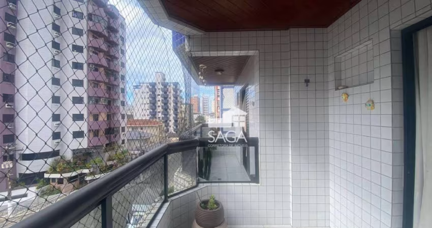 Apartamento com 2 dormitórios à venda, 94 m² por R$ 450.000,00 - Vila Guilhermina - Praia Grande/SP