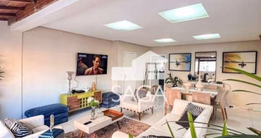 Cobertura com 4 dormitórios à venda, 219 m² por R$ 1.300.000,00 - Aviação - Praia Grande/SP