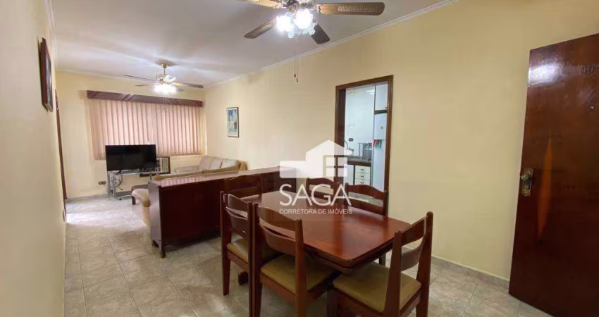 Apartamento com 2 dormitórios à venda, 89 m² por R$ 450.000,00 - Canto do Forte - Praia Grande/SP
