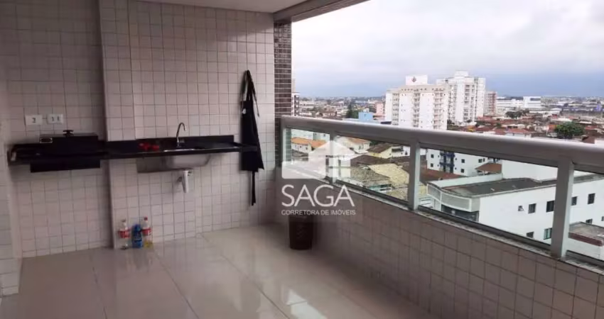 Apartamento com 2 dormitórios à venda, 82 m² por r$ 595.000,00 - vila guilhermina - praia grande/sp