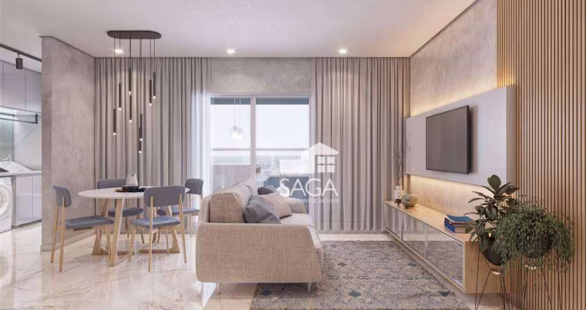 Apartamento com 2 dormitórios à venda, 72 m² por R$ 420.000,00 - Mirim - Praia Grande/SP