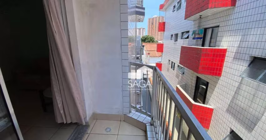Apartamento com 1 dormitório à venda, 49 m² por r$ 220.000,00 - vila guilhermina - praia grande/sp