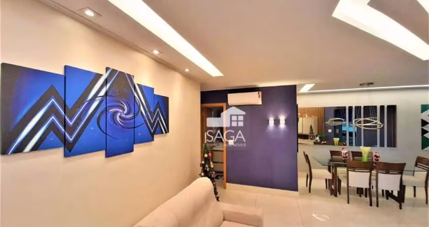 Apartamento com 3 dormitórios à venda, 122 m² por r$ 1.225.000,00 - canto do forte - praia grande/sp