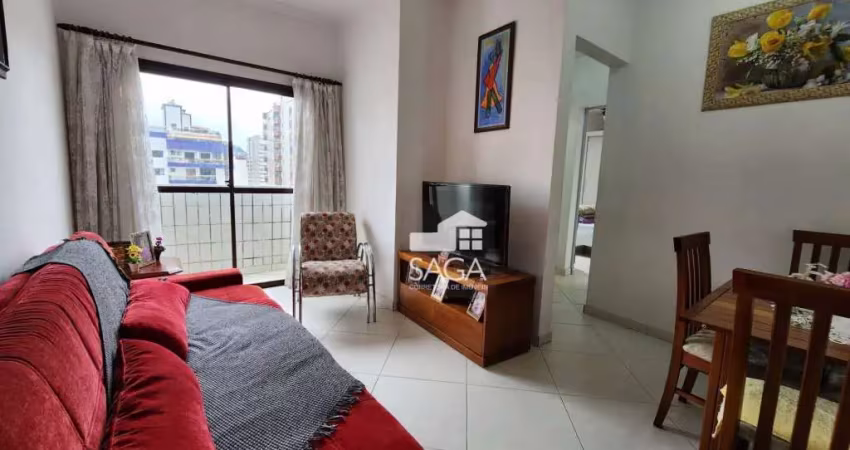 Apartamento com 1 dormitório à venda, 46 m² por r$ 299.900,00 - vila guilhermina - praia grande/sp
