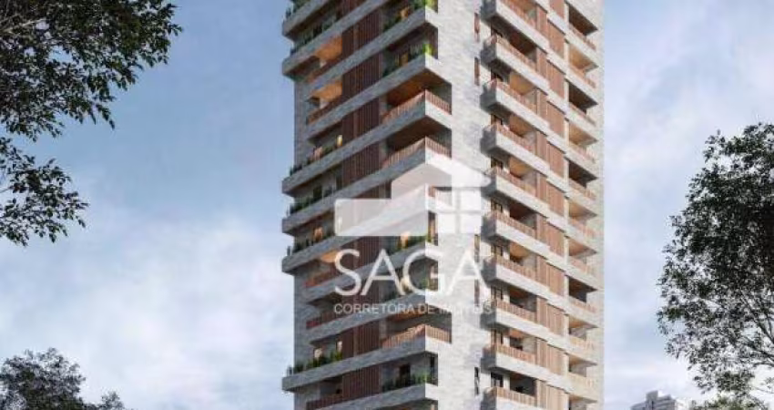 Apartamento com 3 dormitórios à venda, 101 m² por R$ 899.000,00 - Canto do Forte - Praia Grande/SP