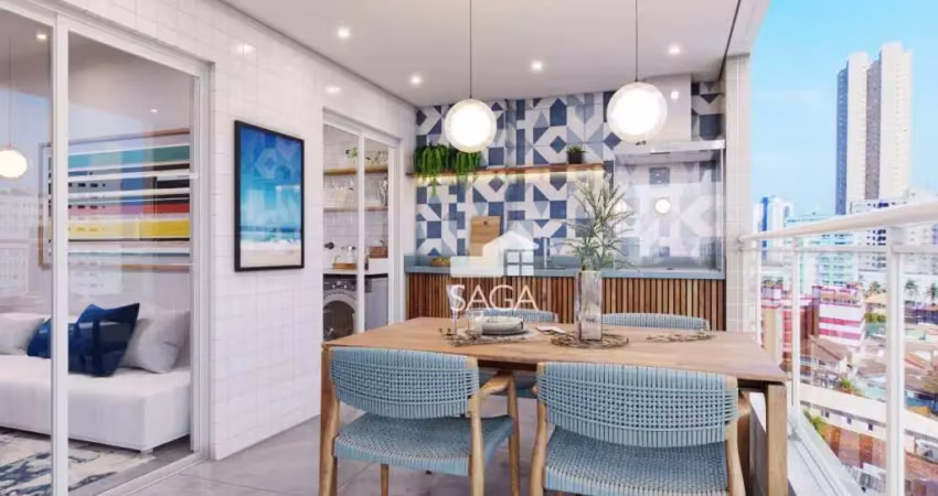 Apartamento com 2 dormitórios à venda, 81 m² por r$ 500.200,00 - mirim - praia grande/sp