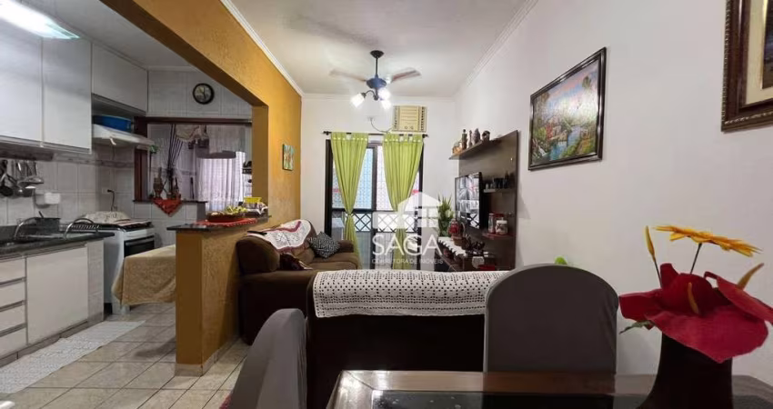 Apartamento com 2 dormitórios à venda, 62 m² por R$ 320.000,00 - Vila Guilhermina - Praia Grande/SP
