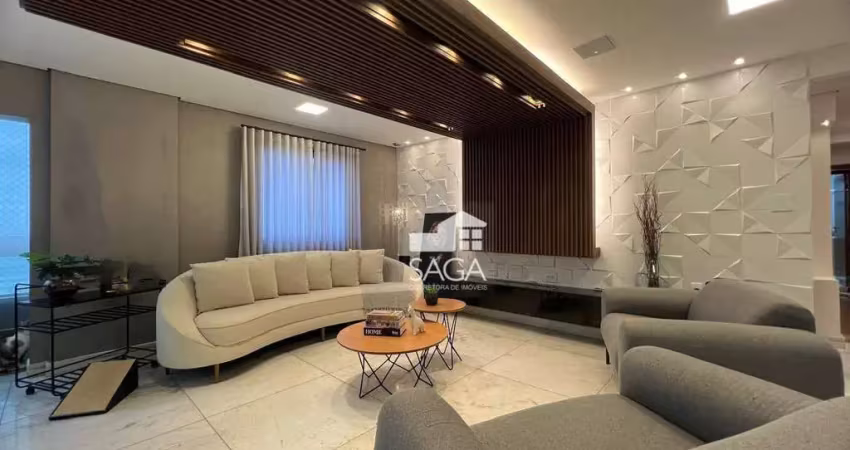 Cobertura com 3 dormitórios à venda, 257 m² por r$ 2.900.000,00 - canto do forte - praia grande/sp