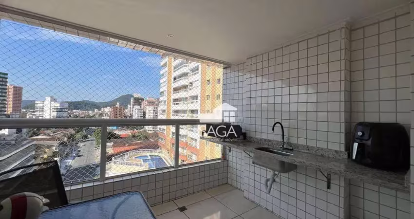 Apartamento com 2 dormitórios à venda, 80 m² por r$ 670.000,00 - vila guilhermina - praia grande/sp