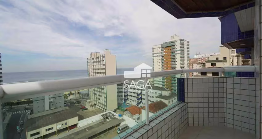 Cobertura com 3 dormitórios à venda, 145 m² por r$ 1.100.000,00 - vila guilhermina - praia grande/sp