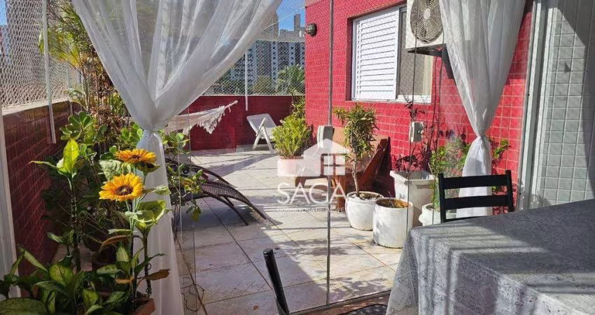 Apartamento com 2 dormitórios à venda, 127 m² por R$ 649.000,00 - Canto do Forte - Praia Grande/SP