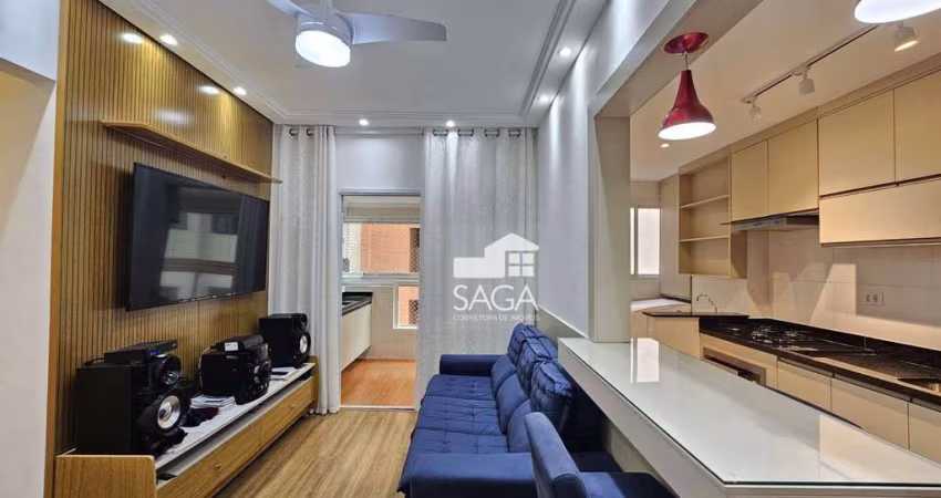Apartamento com 2 dormitórios à venda, 59 m² por R$ 640.000,00 - Boqueirão - Praia Grande/SP