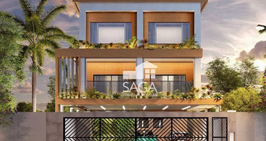 Casa com 2 dormitórios à venda, 48 m² por R$ 335.000,00 - Vila Guilhermina - Praia Grande/SP