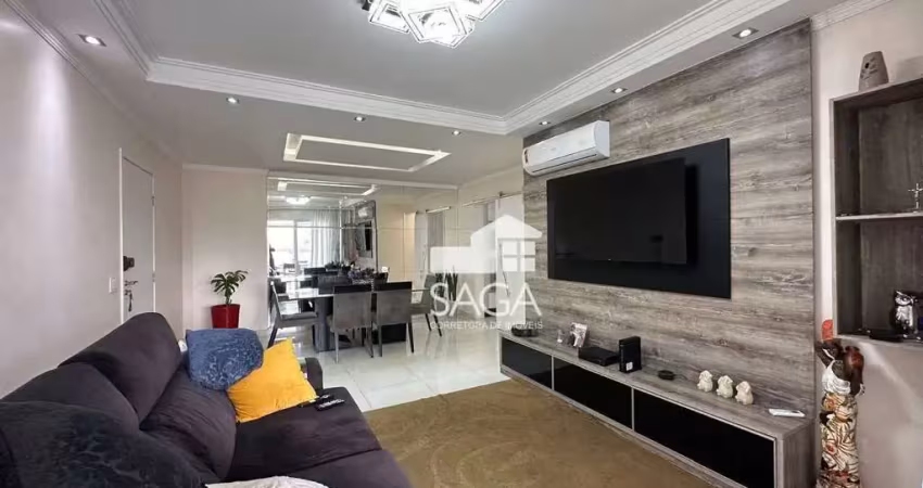 Apartamento com 2 dormitórios à venda, 100 m² por r$ 770.000,00 - aviação - praia grande/sp