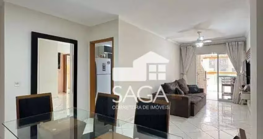 Apartamento com 2 dormitórios à venda, 87 m² por r$ 540.000,00 - aviação - praia grande/sp