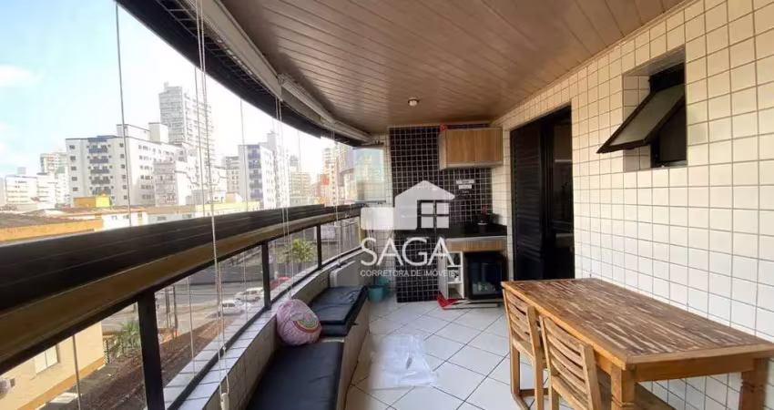 Apartamento com 1 dormitório à venda, 47 m² por r$ 380.000,00 - vila guilhermina - praia grande/sp