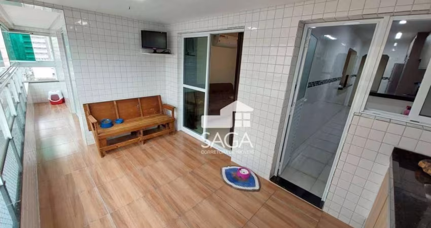 Apartamento com 3 dormitórios à venda, 119 m² por R$ 898.000,00 - Canto do Forte - Praia Grande/SP