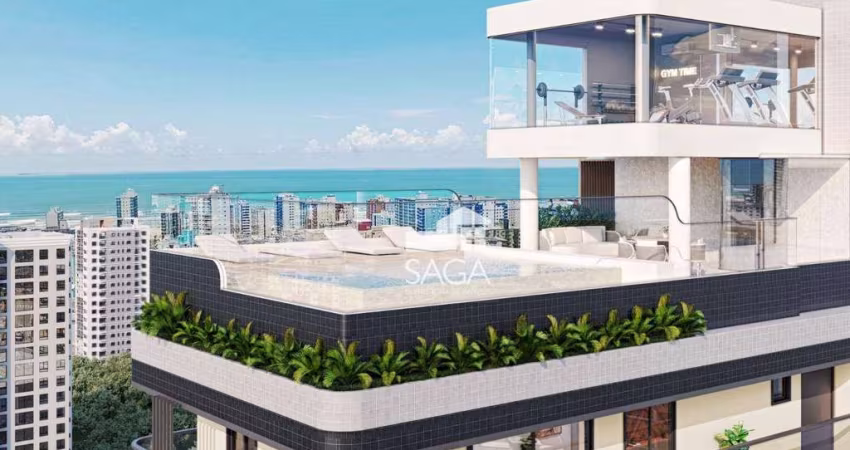 Apartamento com 3 dormitórios à venda, 108 m² por R$ 1.047.898,33 - Vila Guilhermina - Praia Grande/SP