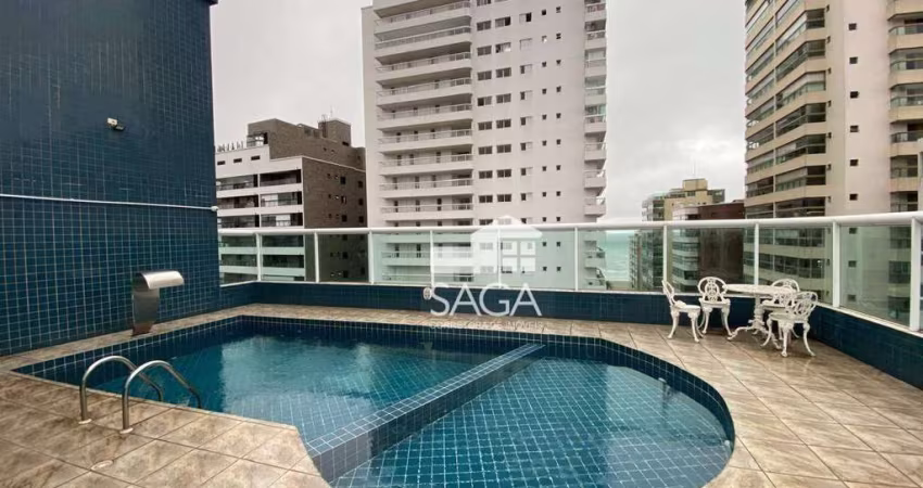 Oportunidade! Apartamento  a 150m da praia com 2 dormitórios à venda, 85 m² por R$ 560.000 - Canto do Forte - Praia Grande/SP