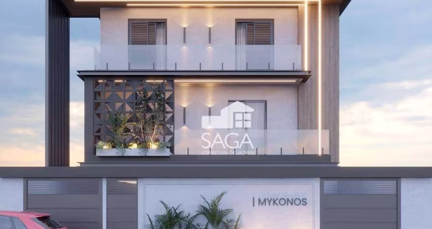 Sobrado Triplex com 2 dormitórios à venda, 92 m² por R$ 700.000 - Vila Guilhermina - Praia Grande/SP